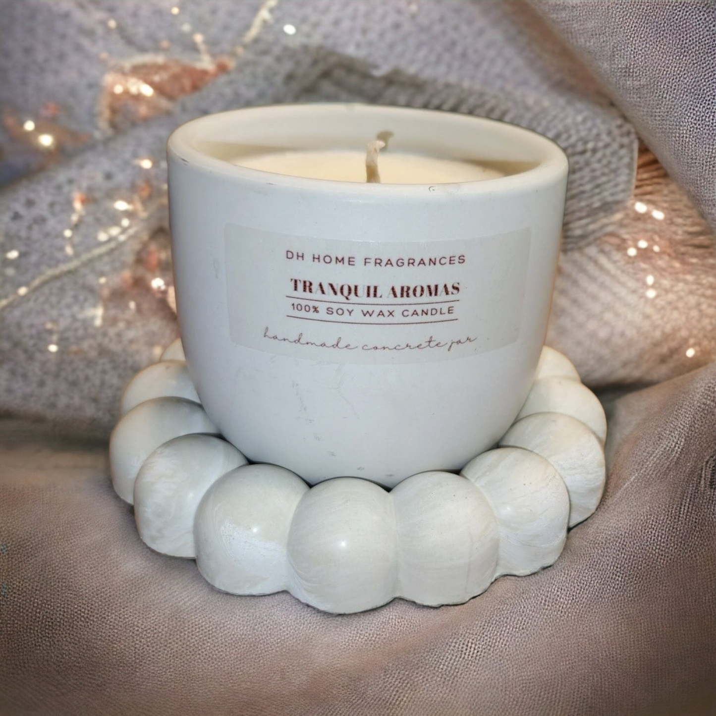 Tranquil Aromas Concrete Soy Candle (8oz)