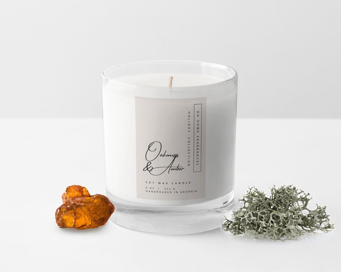 Oakmoss & Amber Soy Candle