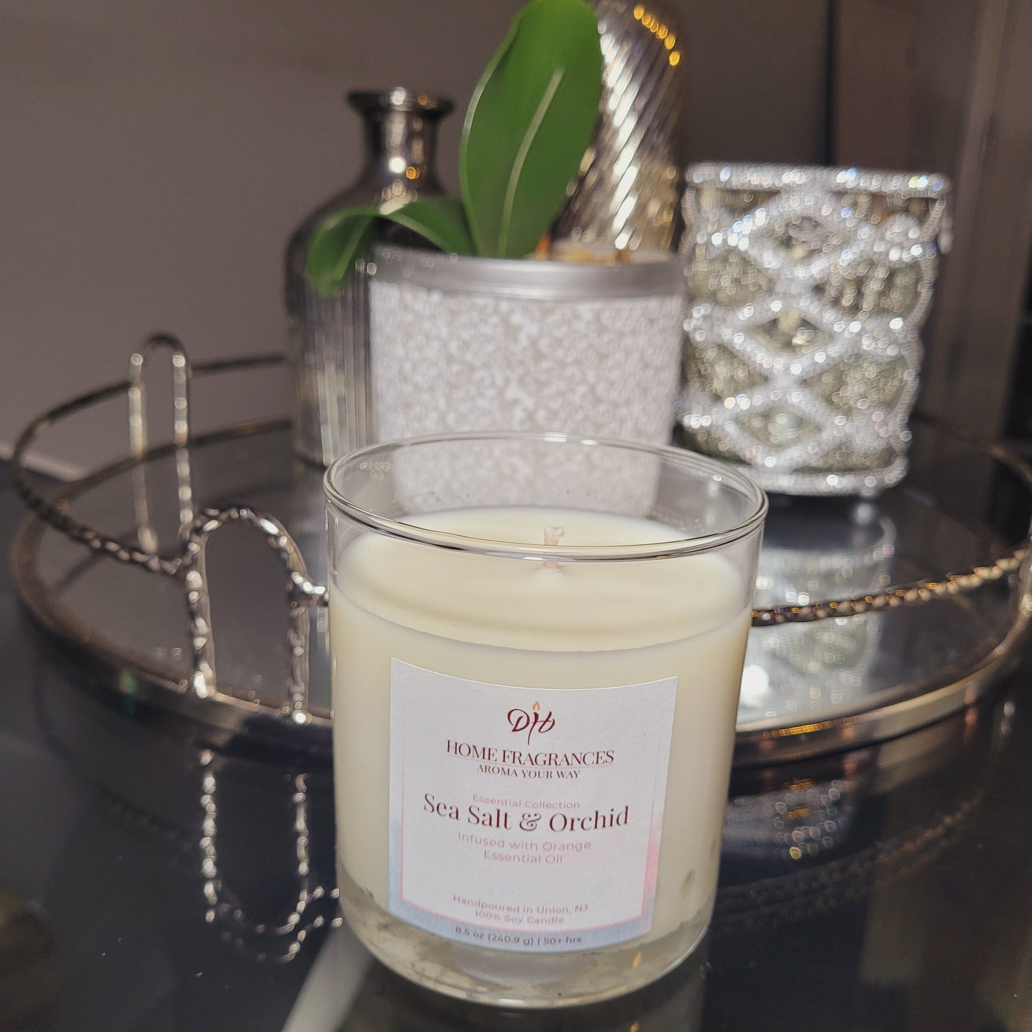 Sea Salt & Orchid Soy Candle