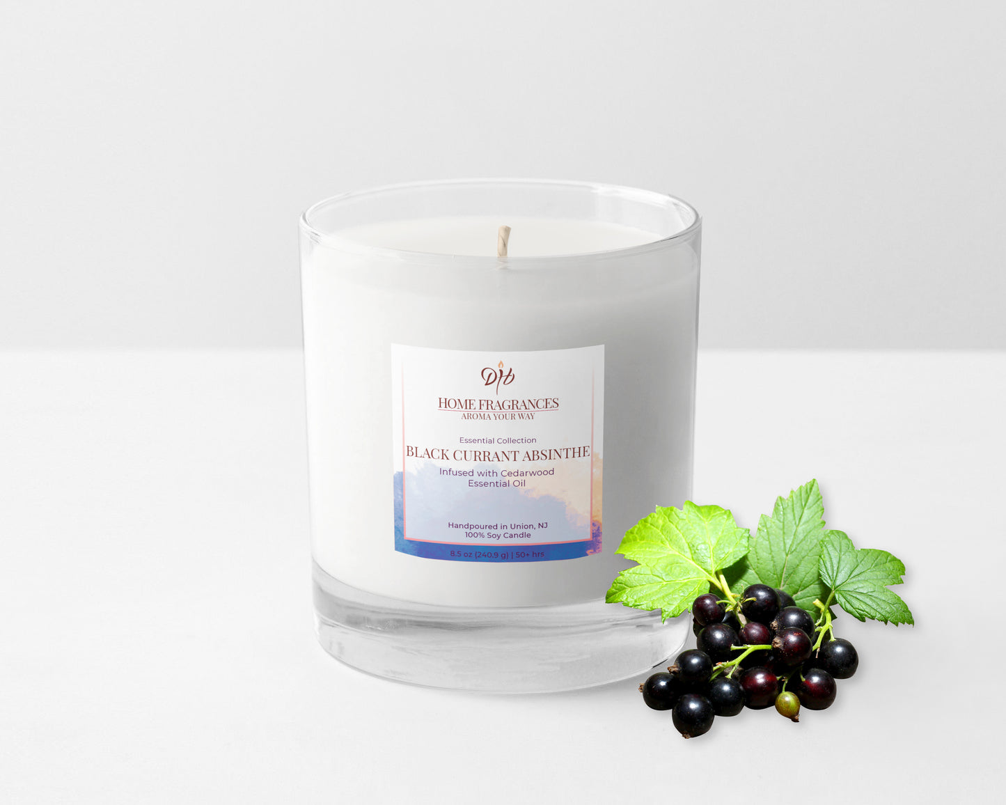 Black Currant Absinthe Soy Candle