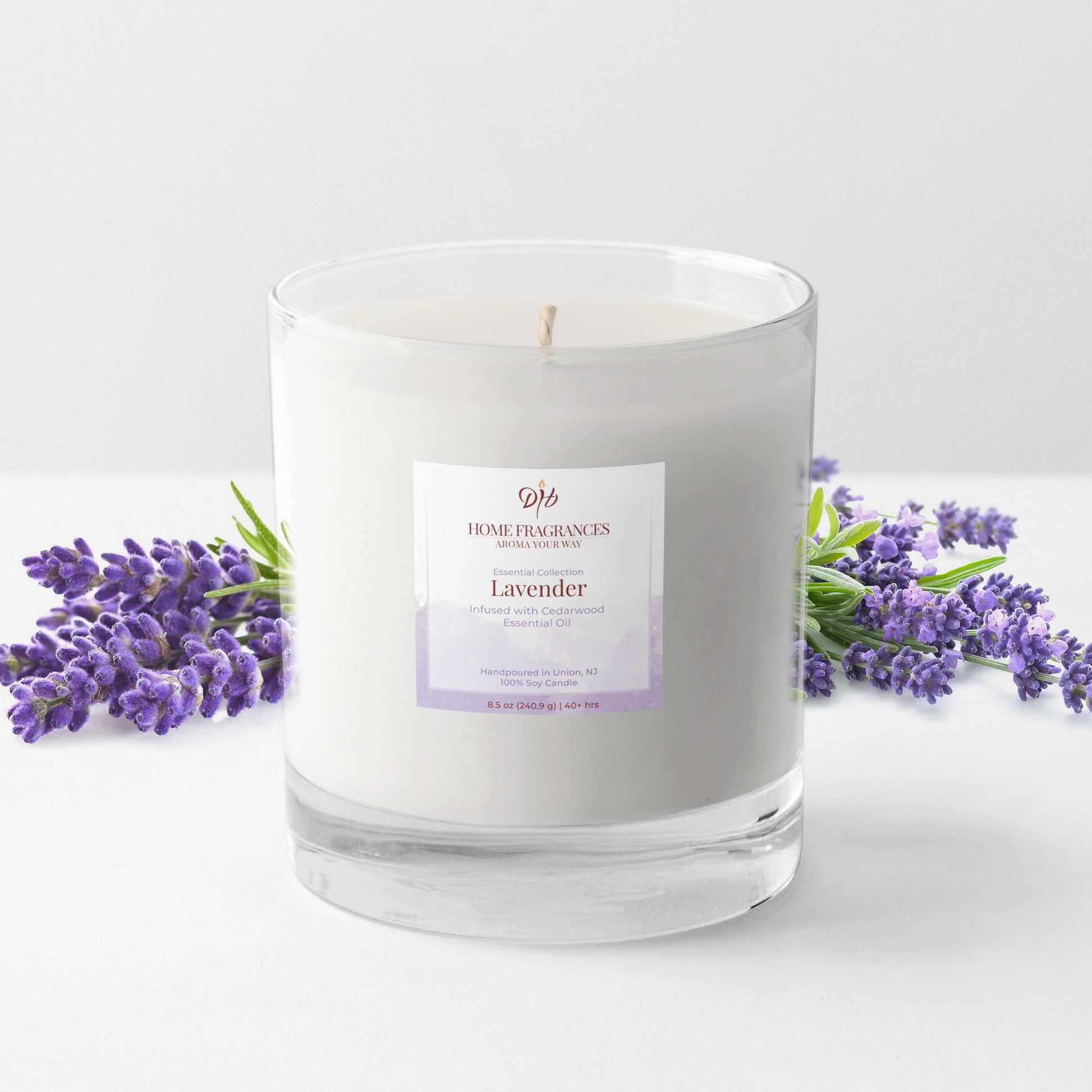 Lavender Essential Oil Soy Candle – Scents of Soy Candle Co.